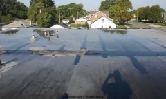 Commercial Flat Roof Repair - Eastpointe, MI (Before)