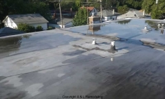 Commercial Flat Roof Repair - Eastpointe, MI (Before)